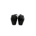 Clarks Marna Black Leather Slip On Strappy Heeled Shoes 8 Wide