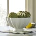 (3) BRAND✨NEW✨HEARTH & HAND LARGE SCALLOPED SHALLOW & PEDESTAL BOWLS & PLATTER