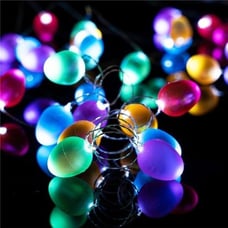 Easter Decorations Easter Egg Ornaments 10ft 30 LEDs Fairy Lights Battery