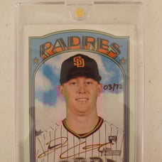 Jake Cronenworth RED INK rookie autograp