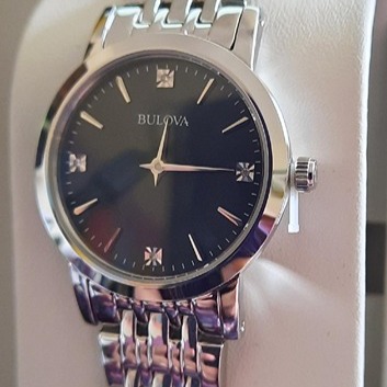 **BRAND NEW** Bulova Ladies' Classic Stainless Steel 2-Hand Quartz Watch