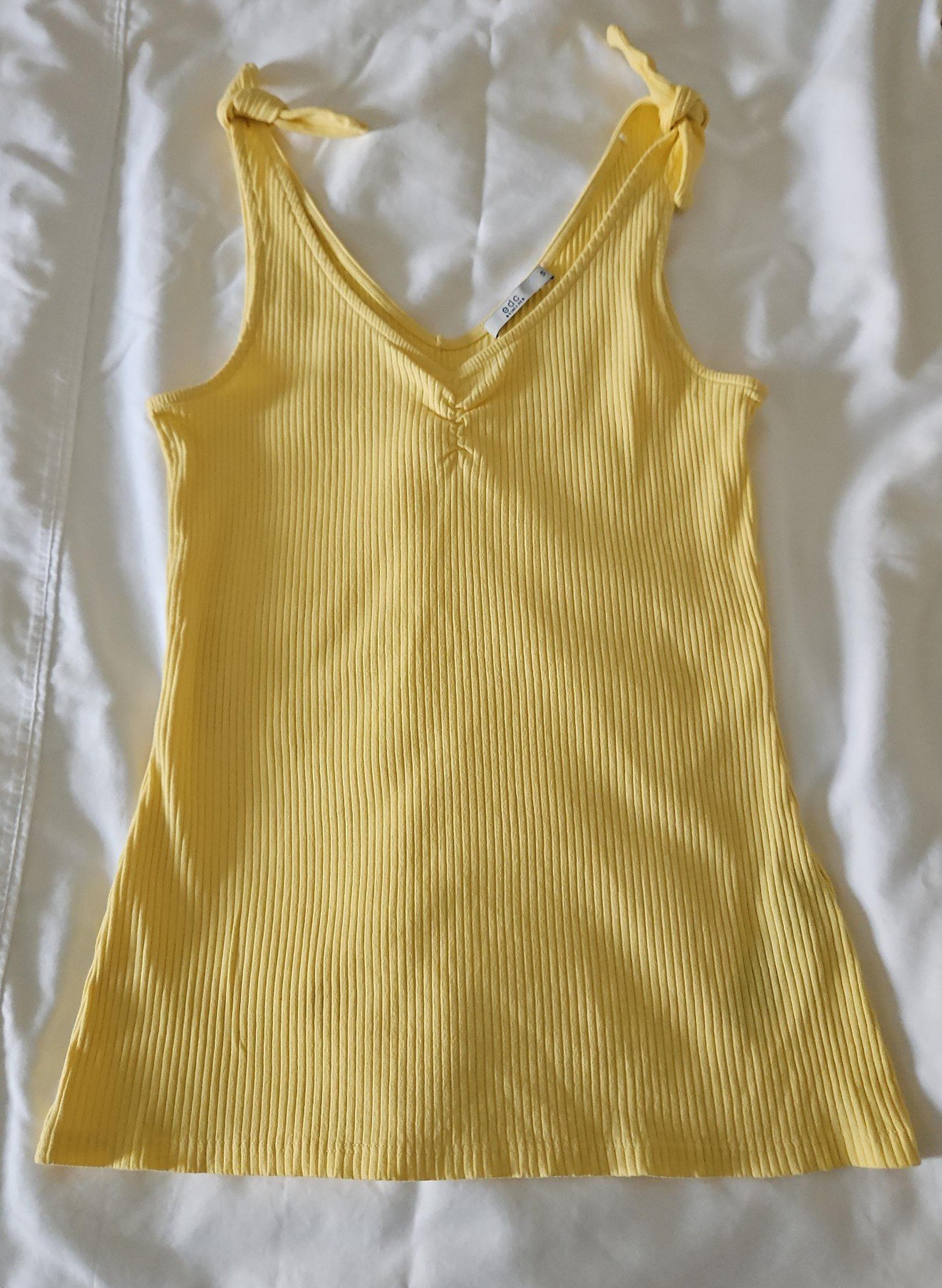 ESPRIT Yellow Tanktop with size small