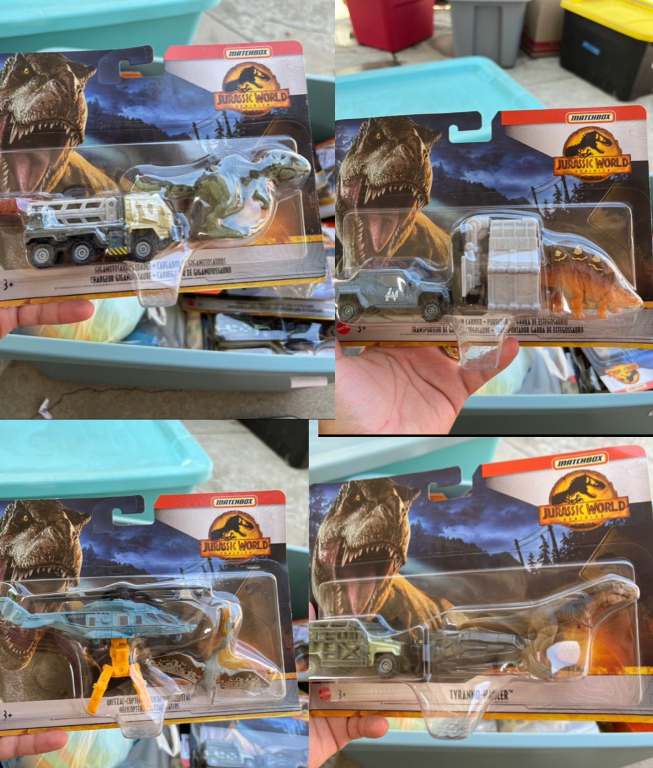 Jurassic world Matchbox lot