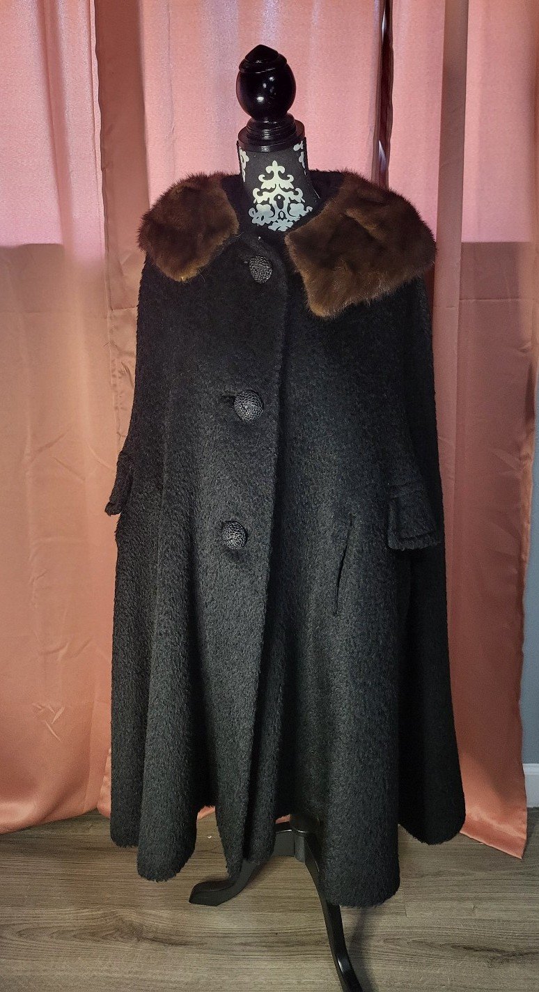 Hess's Vintage Cape Coat