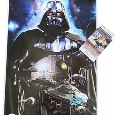 Greg Horn Signed VARIANT 19x13Litho Darth Vader Star Wars Galactic Empire JSACOA