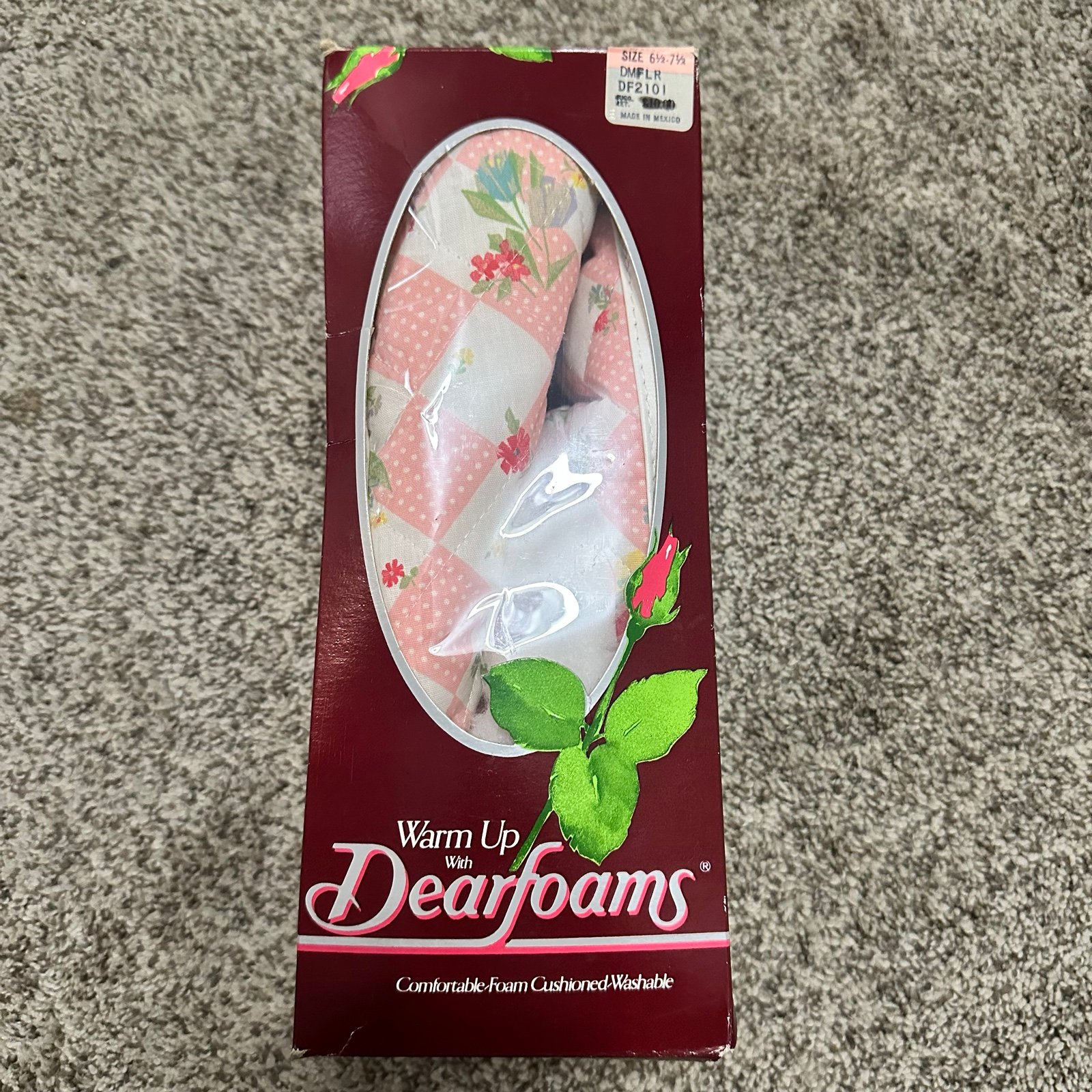 Vintage Warm up with Dearfoams Women’s Slippers