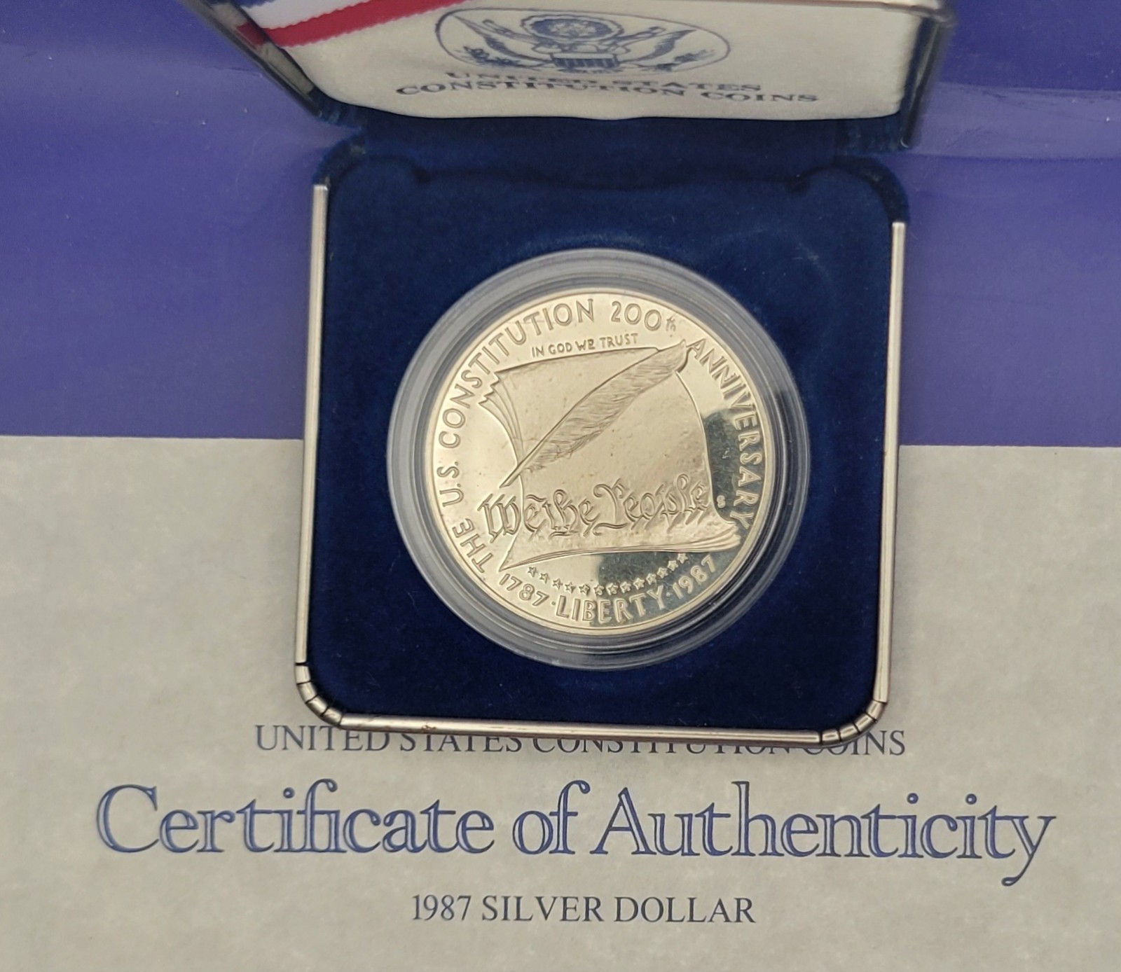 1987S Silver Dollar