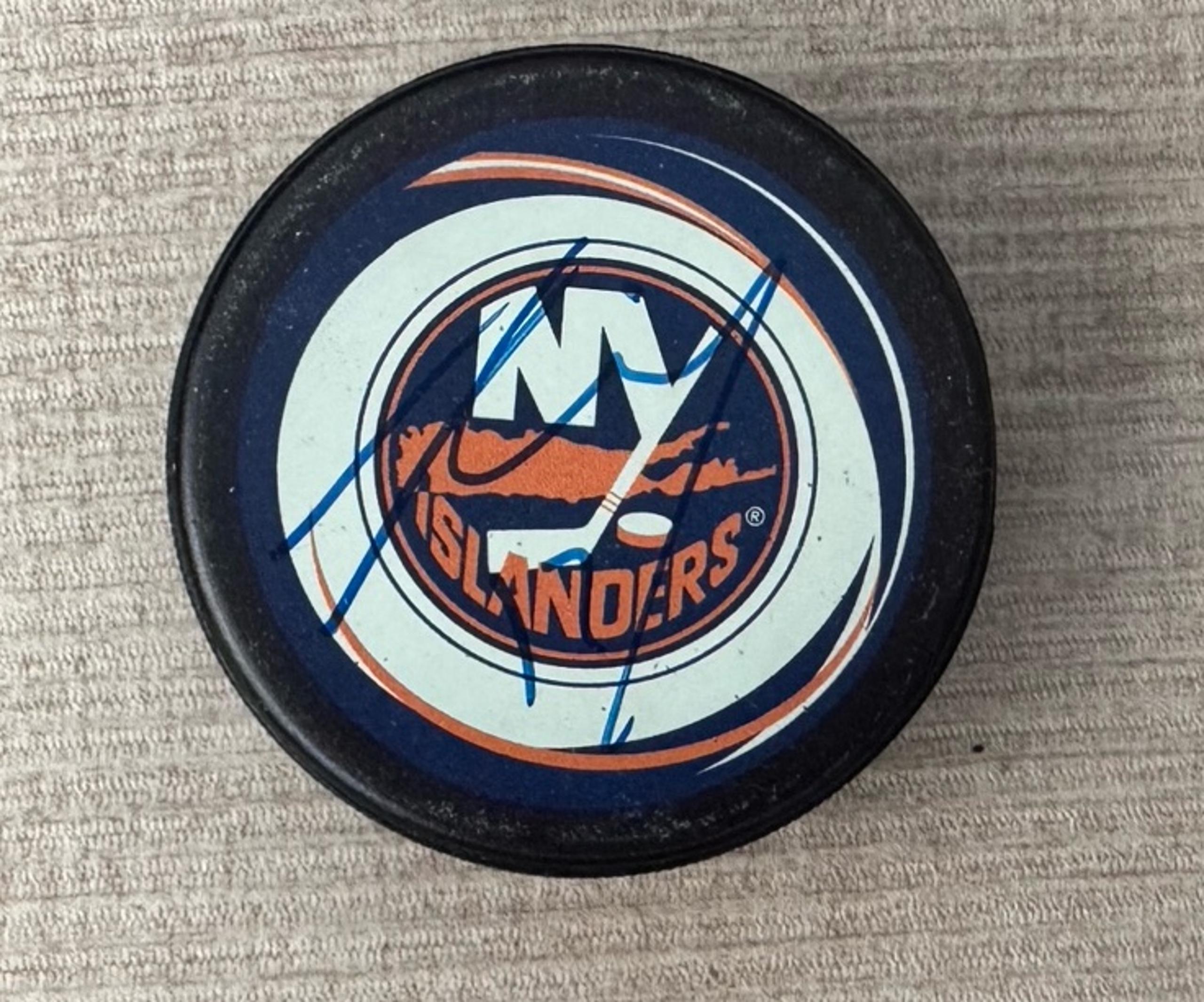 Matt Martin Hand Signed New York Islanders Puck