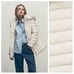 NWT. Zara Water and Wind Protection Tailored Hooded Down Puffer Coat. Size XXL.