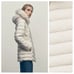 NWT. Zara Water and Wind Protection Tailored Hooded Down Puffer Coat. Size XXL.