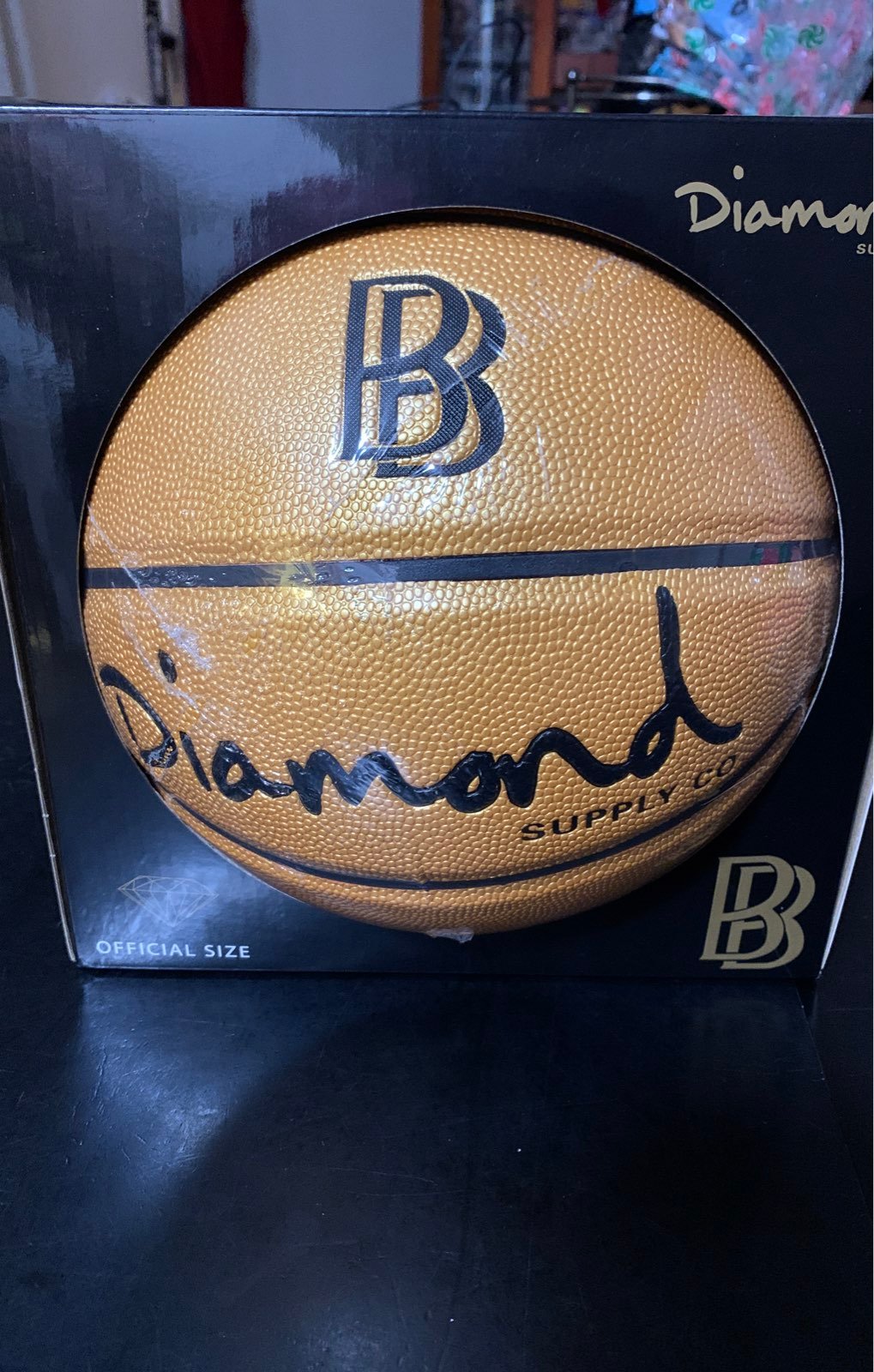 Ben baller gold basketball