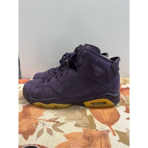 Nike Air Jordan Retro 6 Purple Dynasty Women's Shoes Size 8.5 GS 7Y