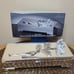 NIB Vtg Godinger Silver Plated Oblong Jewelry Box w Hand Cut Crystal Rose