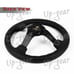 Black Leather 6-Holes 3-Spoke NRG 330MM RST-033BK-R 13 Steering Wheel