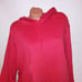 Victoria Secret PINK Hoodie Sweater Sweat Shirt XL Red Solid Oversized Loose Fit