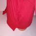 Victoria Secret PINK Hoodie Sweater Sweat Shirt XL Red Solid Oversized Loose Fit