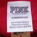 Victoria Secret PINK Hoodie Sweater Sweat Shirt XL Red Solid Oversized Loose Fit
