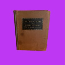 Antique 1920’s Interior Design Painting German Art Book