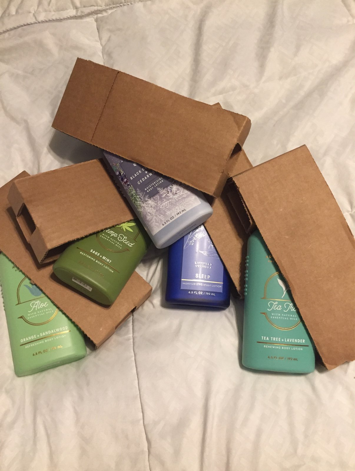 5 Bath & Body Works Aromatherapy Body Lotions