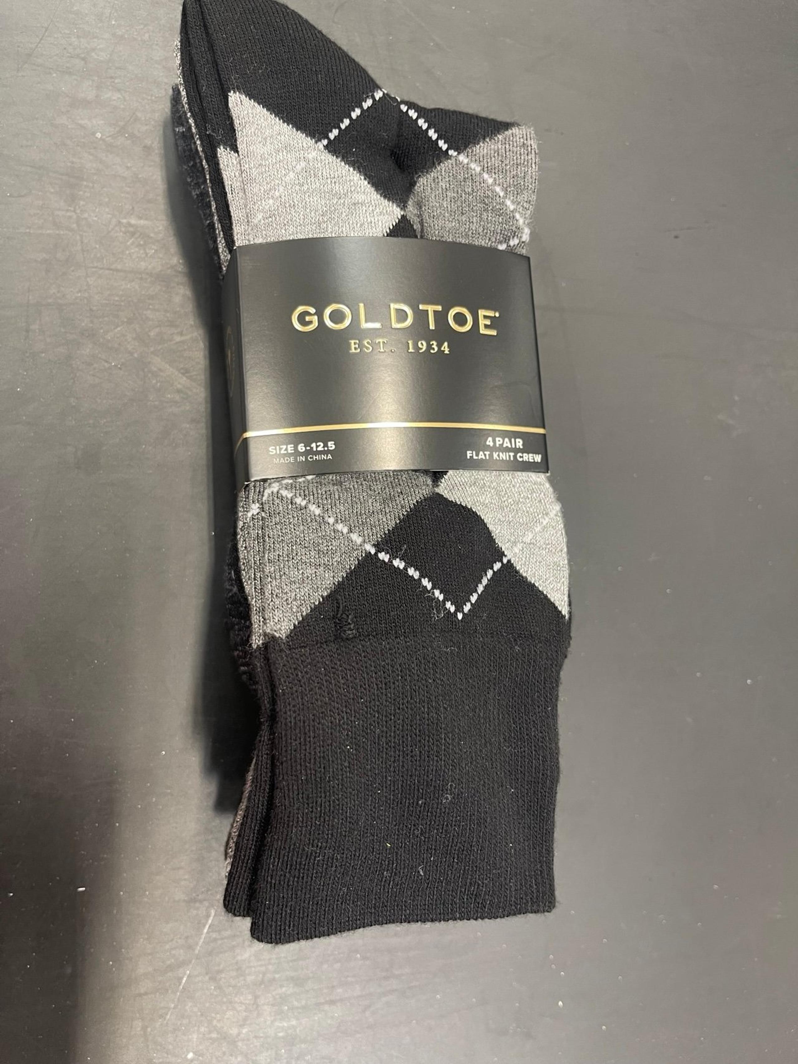 Brand Ne Mens Gold Toe 4 pair Socks