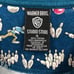 90s Warner Bros Mens XL Blue Polo Shirt Bugs Bunny Bowling 3 Button Short Sleeve