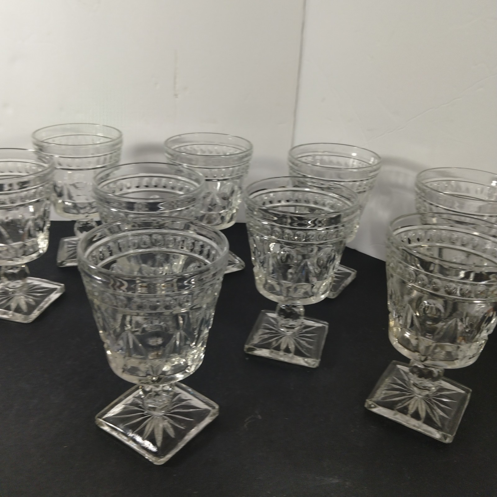 Colony Park Lane Clear 9 water goblets