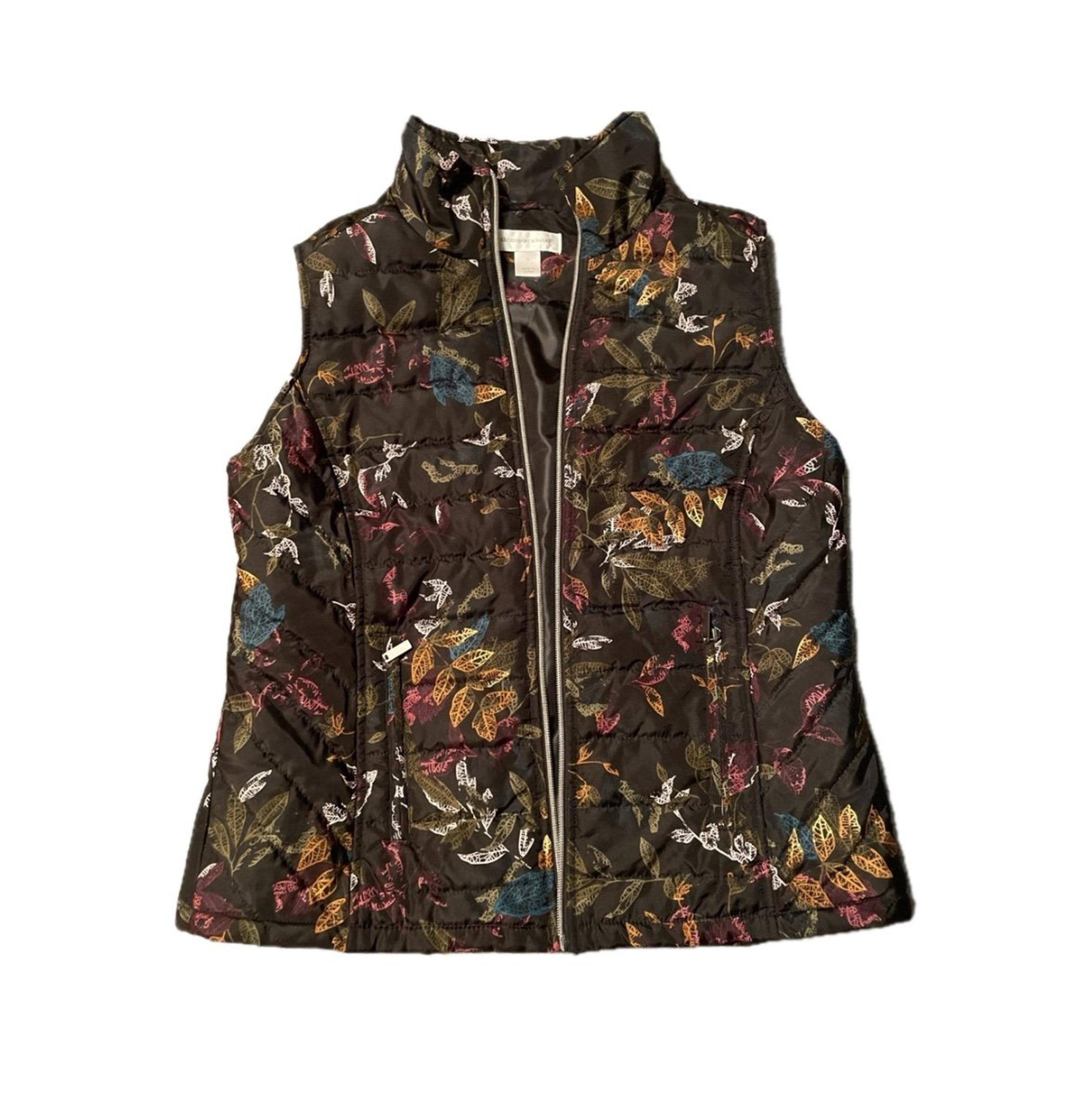 Christopher and banks puffer vest size small