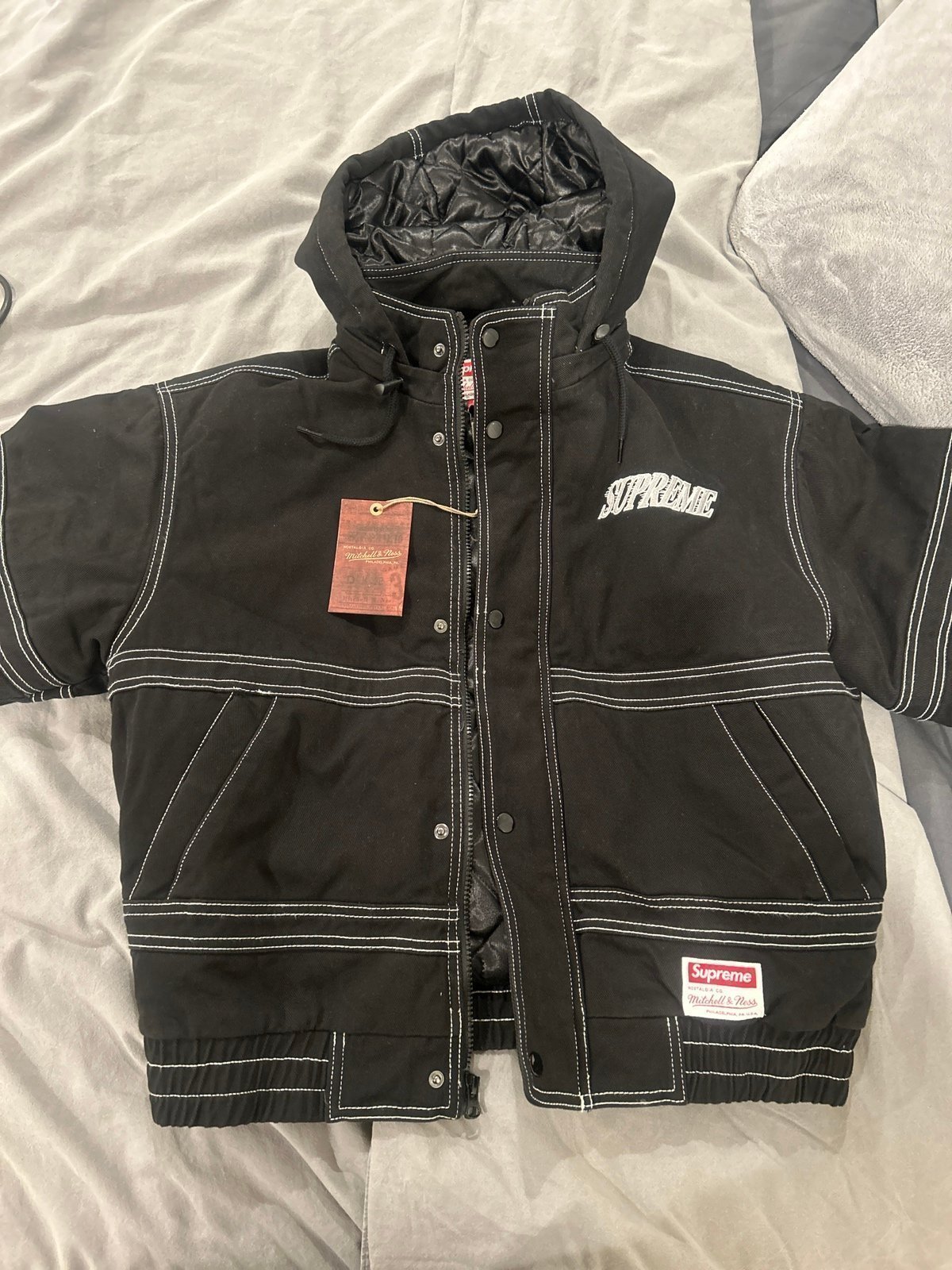 Supreme®/Mitchell & Ness® Twill Stadium Jacket