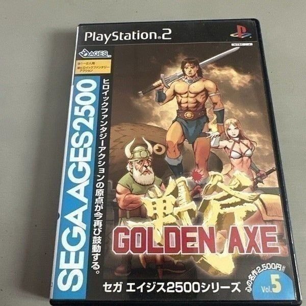 Sega Ages 2500 Golden Axe PS2 Playstation 2 Japanese Import Japan