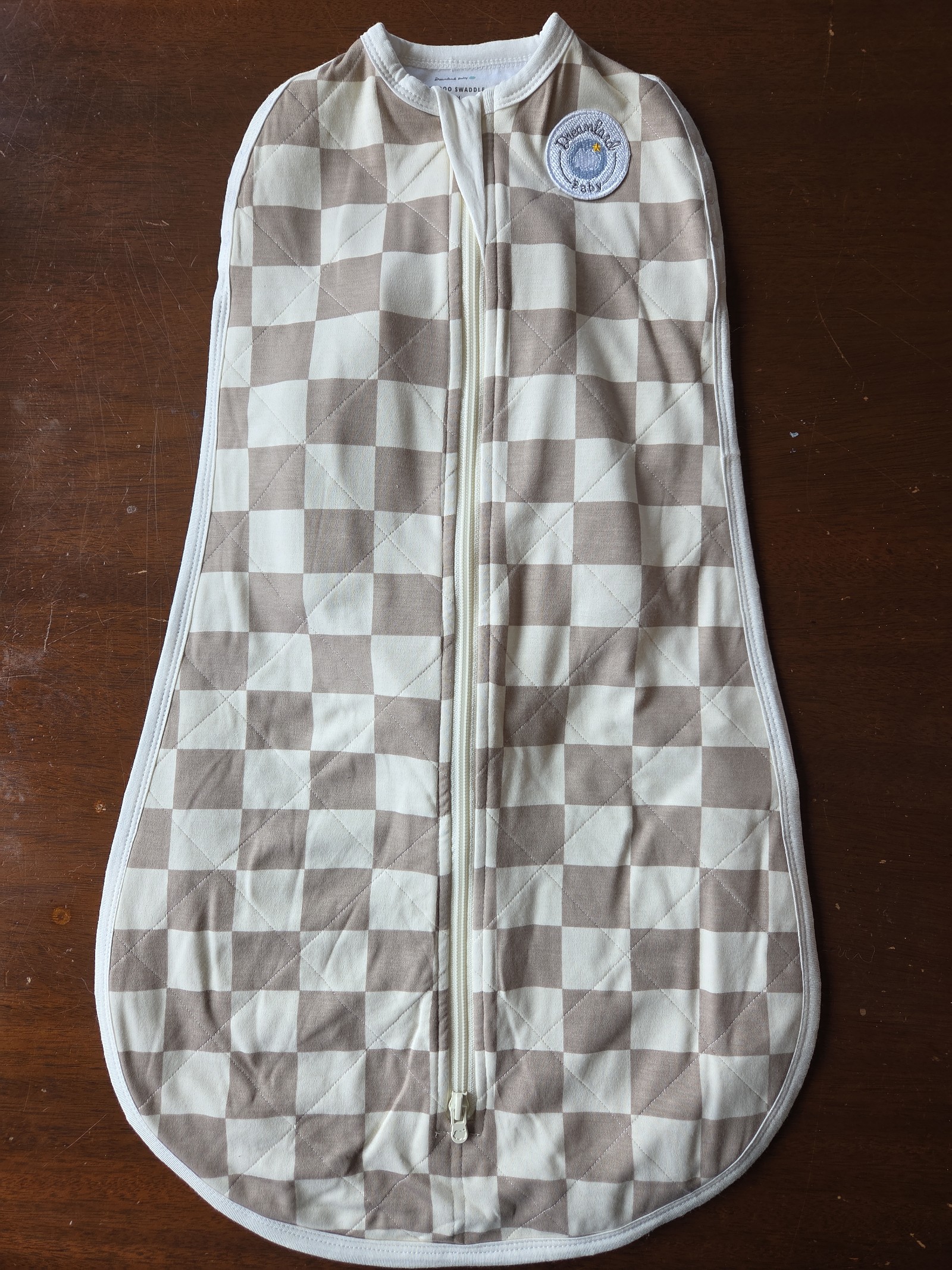 Dreamland Baby Checkered Bamboo Swaddle