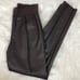 Planet By Lauren G Vegan Leather Slim Pants