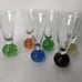 MCM ball bottom glasses, set of six