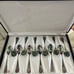Set of silver spoons