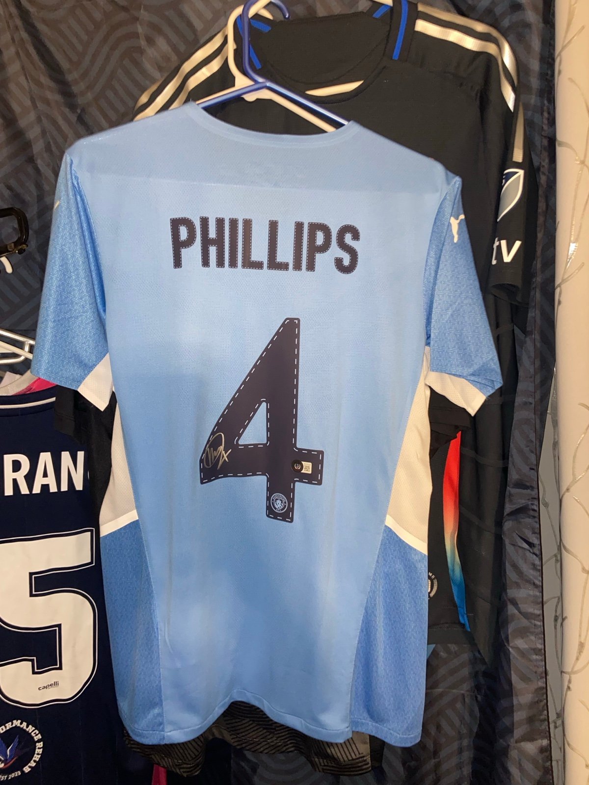 Kalvin Phillips Authentic Manchester City Jersey Signed