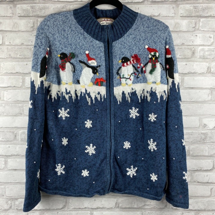 Penguin Ugly Christmas Sweater Size Sm