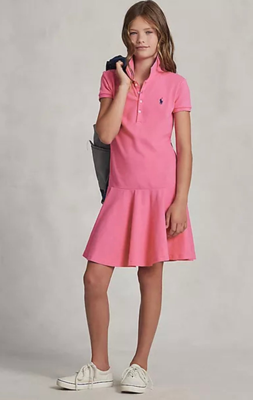NWT❤️Polo Ralph Lauren Girls Cotton dress szXL