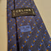 Celine Paris Blue Geometric Silk Tie