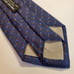 Celine Paris Blue Geometric Silk Tie