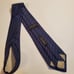 Celine Paris Blue Geometric Silk Tie
