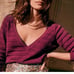 Nwt! Sezane Greta jumper sweater plum