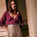 Nwt! Sezane Greta jumper sweater plum