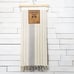 URBAN86 Super Soft Gray/Cream 100% Cotton Throw Blanket