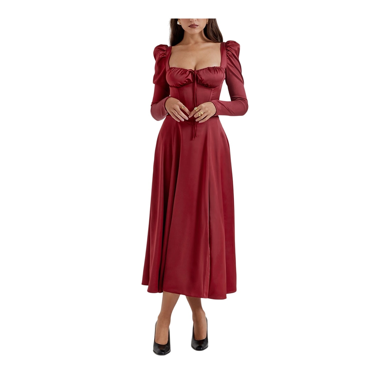 ワンピース ENTIRE STUDIOS LONG BROWN DRESS IN NYLON BLEND Brown Entire studios Dresses for Women | Lyst