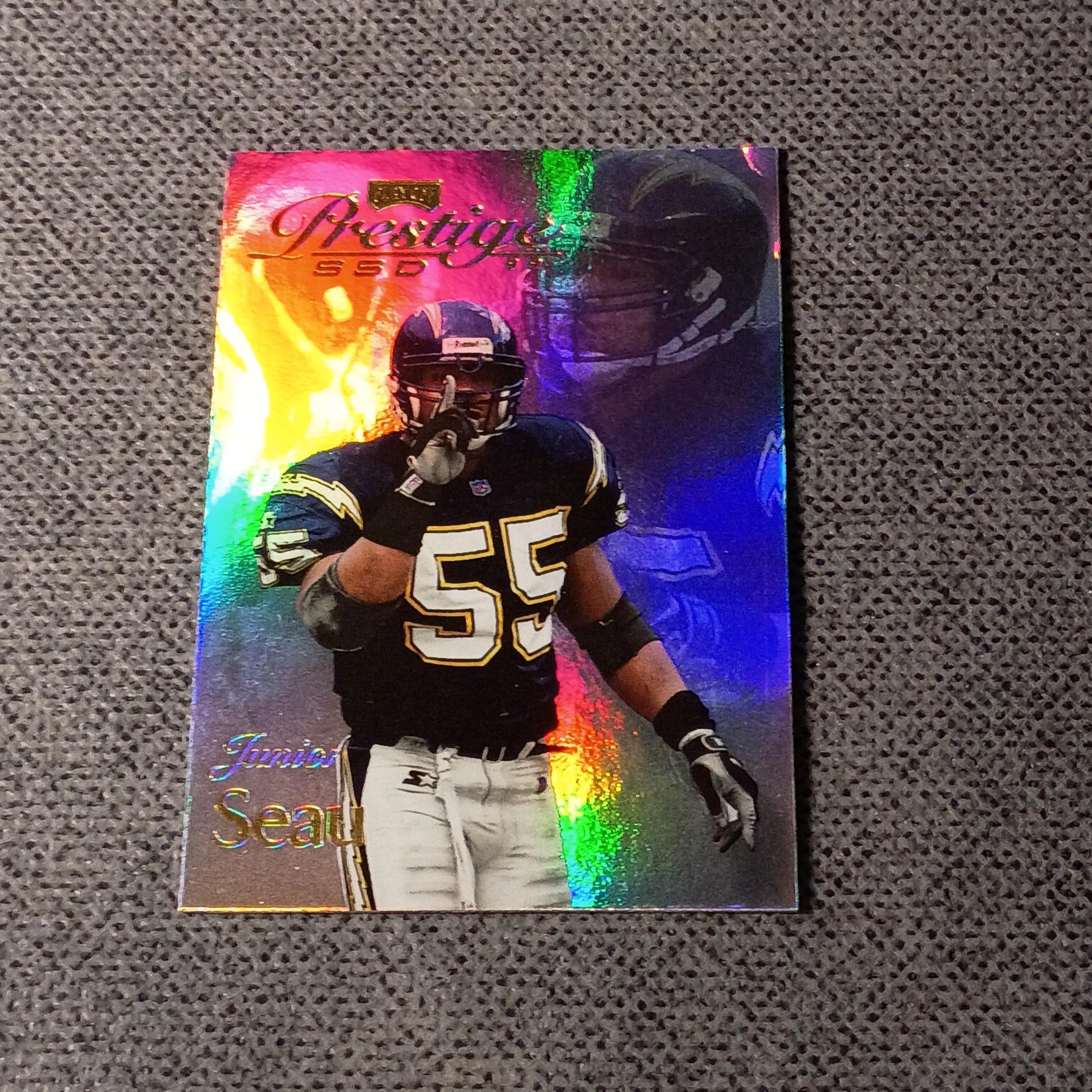 Junior seau playoff prestige ssd football card