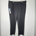 Haggar Mens Cool 18 Pro Classic Fit Dress Pants Mens 44x30 Stretch Gray NEW