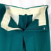 Vintage StPatricks Day Men Green Pants Higgins USA Golf Trousers 39X33 Easy Care