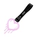 New 2PCS Drip Heart Shaped Pink JDM TSURIKAWA Handle Black Strap Charm Drift