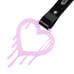 New 2PCS Drip Heart Shaped Pink JDM TSURIKAWA Handle Black Strap Charm Drift