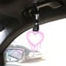 New 2PCS Drip Heart Shaped Pink JDM TSURIKAWA Handle Black Strap Charm Drift