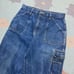 Vintage y2k baggy jeans carpenter cargo wide leg skater hip hop JNCO style 30x31